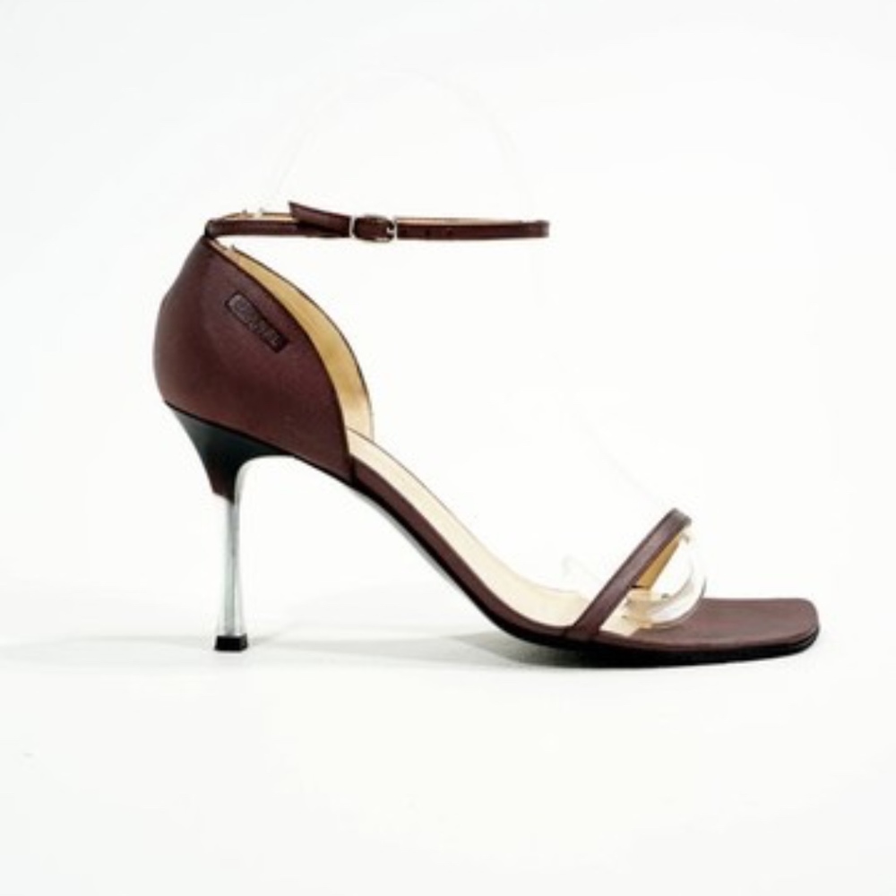 Chanel Brown Ombre Lucite d'Orsay Heels